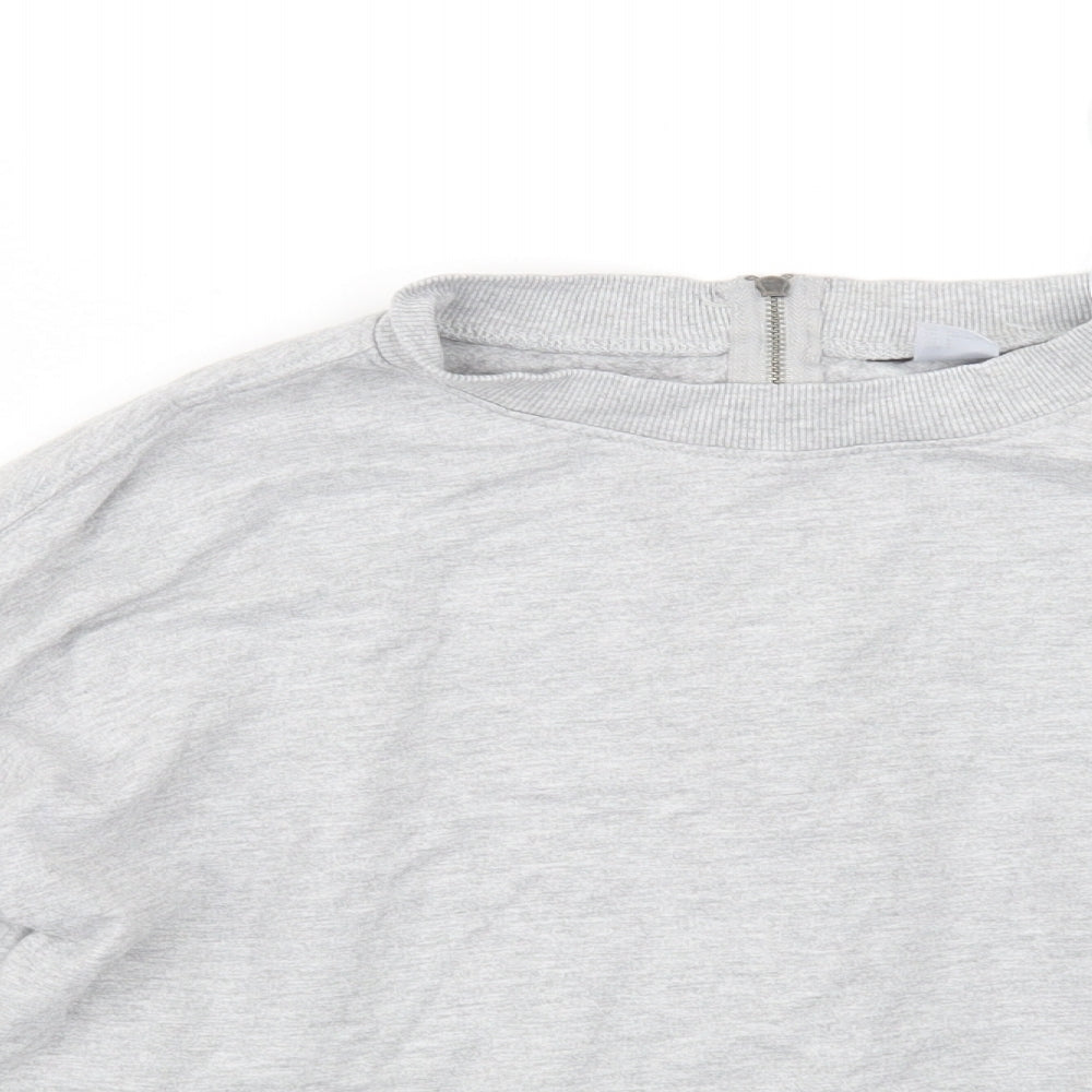 Womens UK Size S Preworn Grey Pullover Jumper