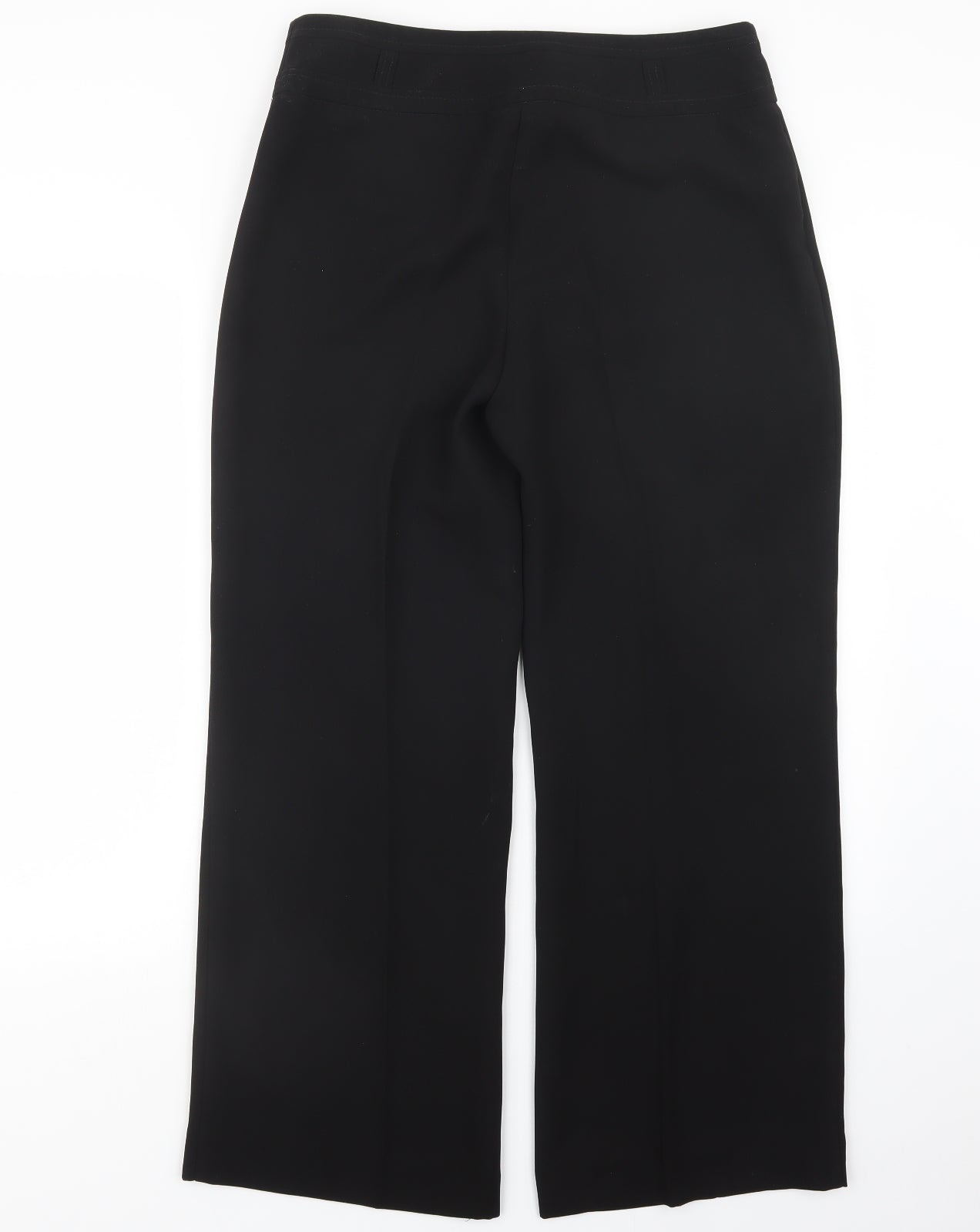 Womens UK Size 12 Debenhams Regular Fit  Black Trousers