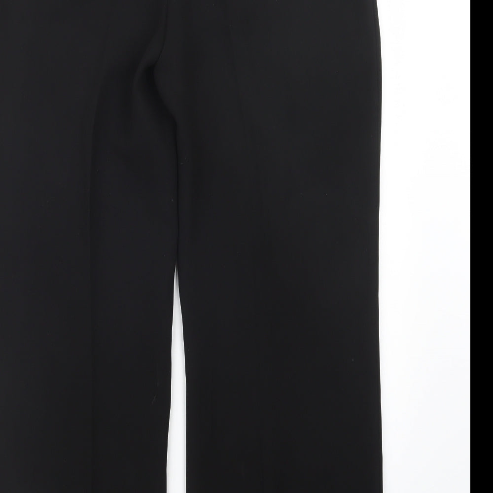Womens UK Size 12 Debenhams Regular Fit  Black Trousers