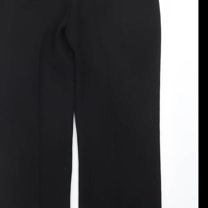 Womens UK Size 12 Debenhams Regular Fit  Black Trousers