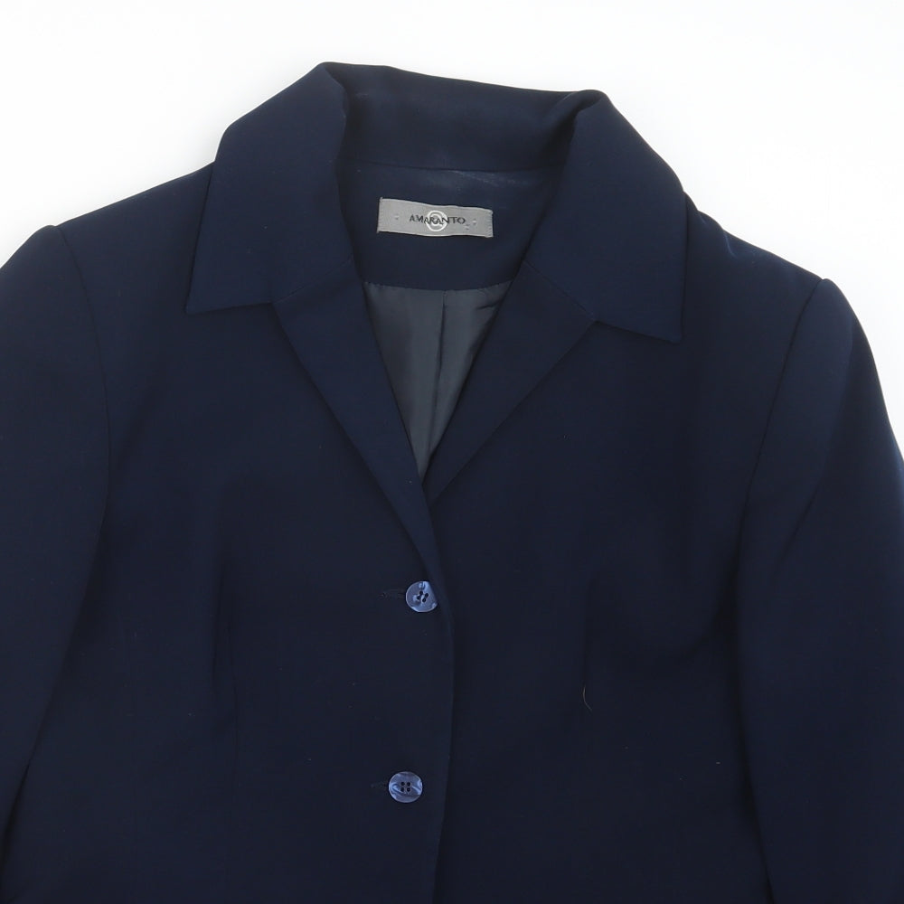 AMARANTO Womens Blue   Jacket  Size 14