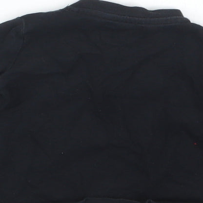 F&F Boys Black   Basic T-Shirt Size 0-3 Months