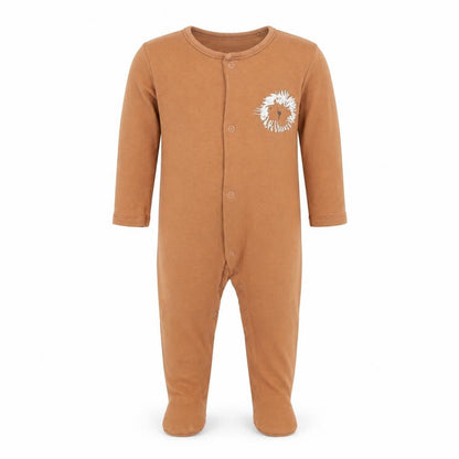 George Boys Brown Geometric  Babydoll One Piece Size 6-9 Months
