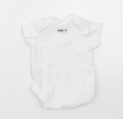 The Essential One Baby White   Babygrow One-Piece Size 0-3 Months