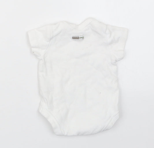 The Essential One Baby White   Babygrow One-Piece Size 0-3 Months