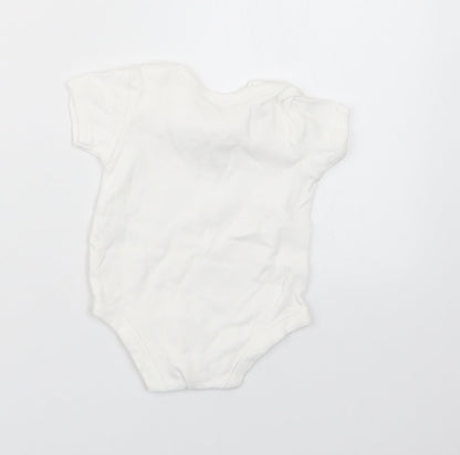 Matalan Baby White   Babygrow One-Piece Size 3-6 Months