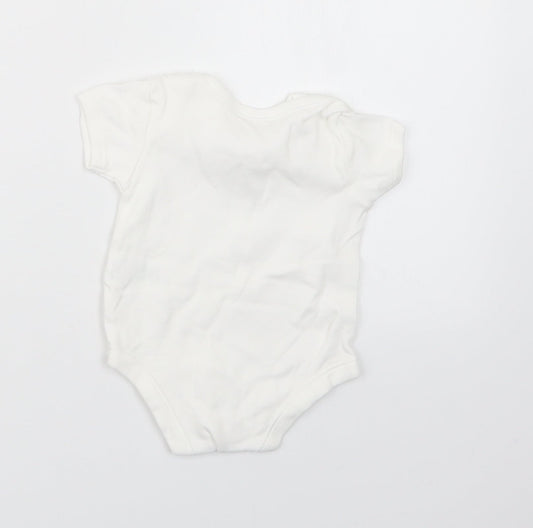 Matalan Baby White   Babygrow One-Piece Size 3-6 Months
