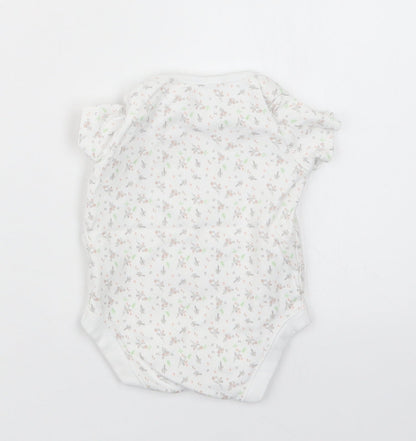 F&F Baby White Geometric  Babygrow One-Piece Size 3-6 Months