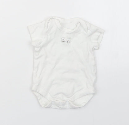 The Essential One Baby White   Babygrow One-Piece Size 0-3 Months