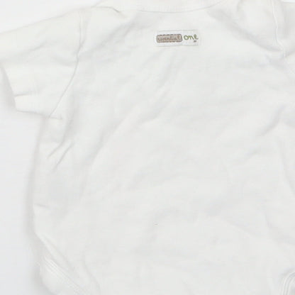 The Essential One Baby White   Babygrow One-Piece Size 0-3 Months