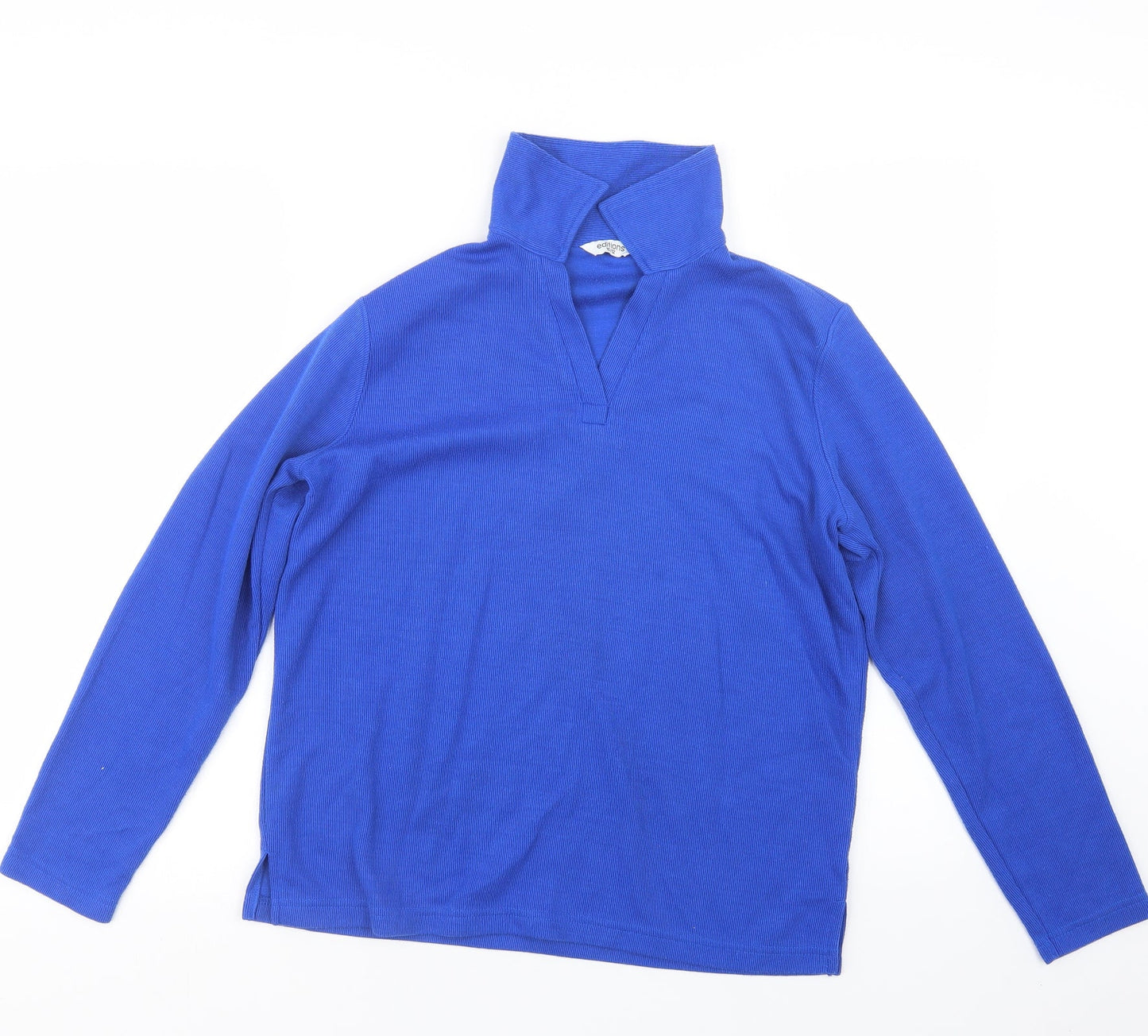 Womens UK Size 10 editions Blue Pullover Jumper