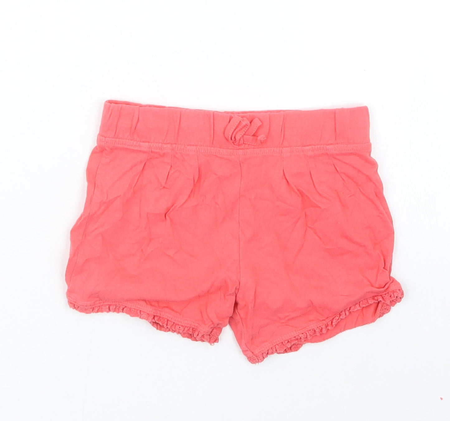 F&F Girls Pink   Cropped Trousers Size 12-18 Months
