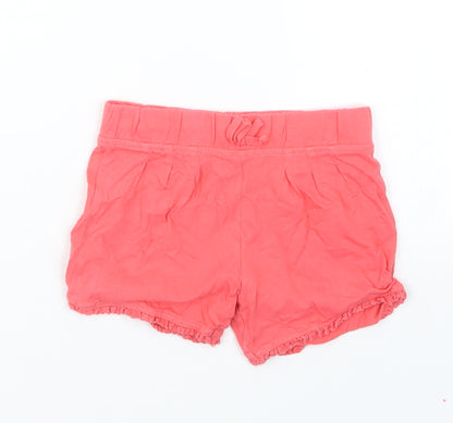 F&F Girls Pink   Cropped Trousers Size 12-18 Months