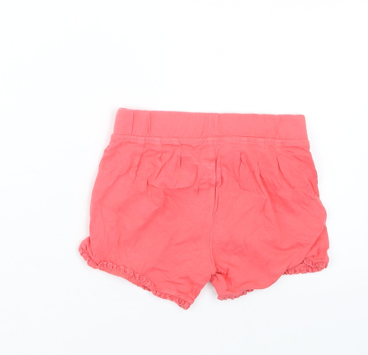 F&F Girls Pink   Cropped Trousers Size 12-18 Months
