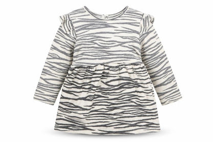 Primark Girls Beige Animal Print  T-Shirt Dress  Size 12-18 Months