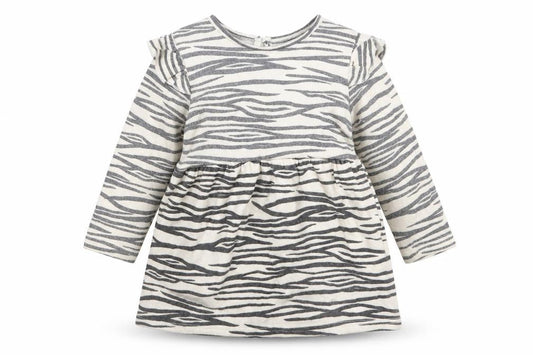 Primark Girls Beige Animal Print  T-Shirt Dress  Size 12-18 Months