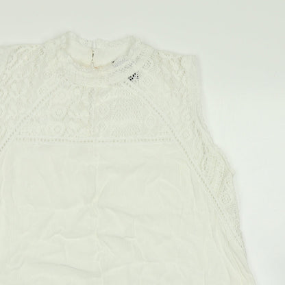 QED London Womens White   Basic Blouse Size 12