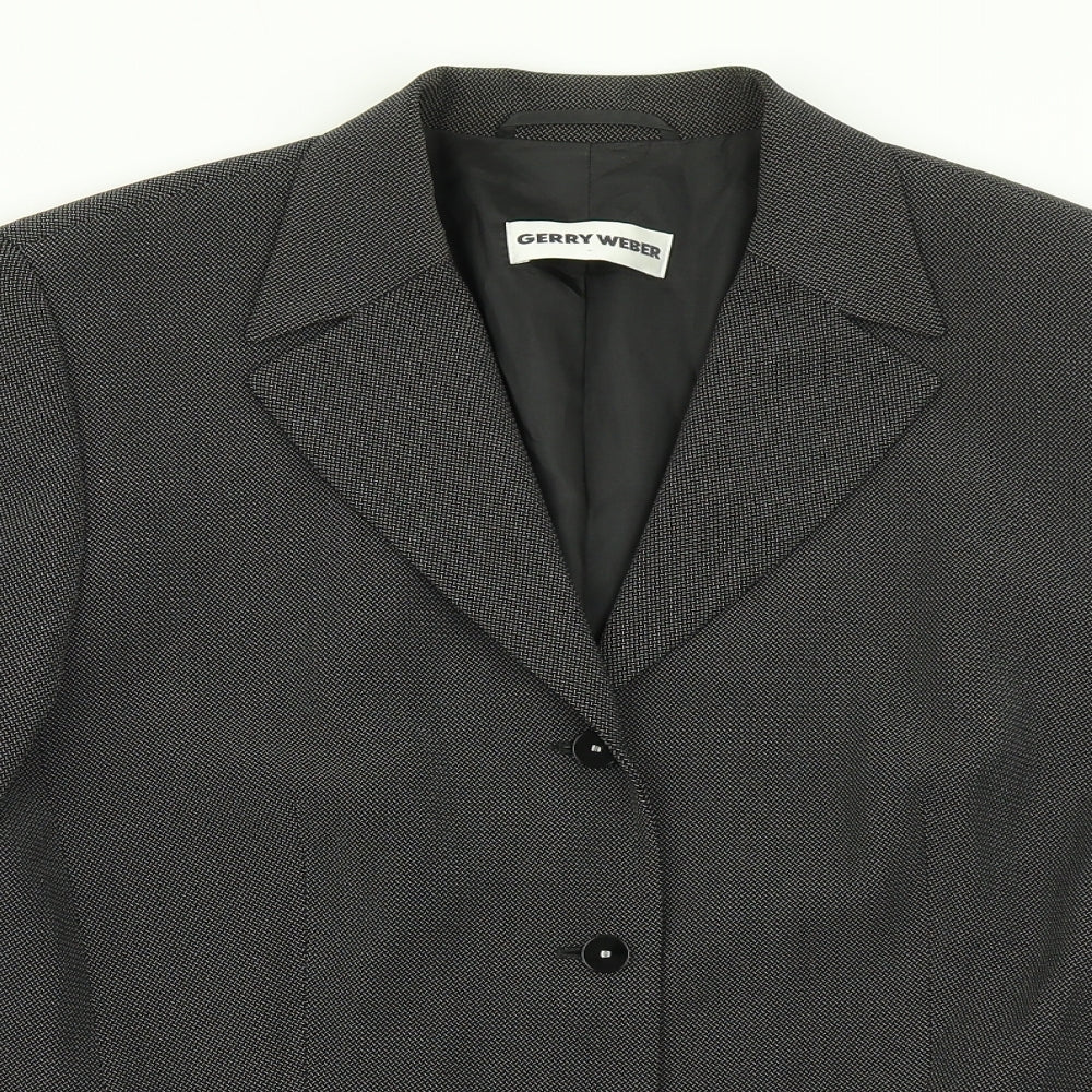 Gerry Weber Womens Black   Jacket Blazer Size 16