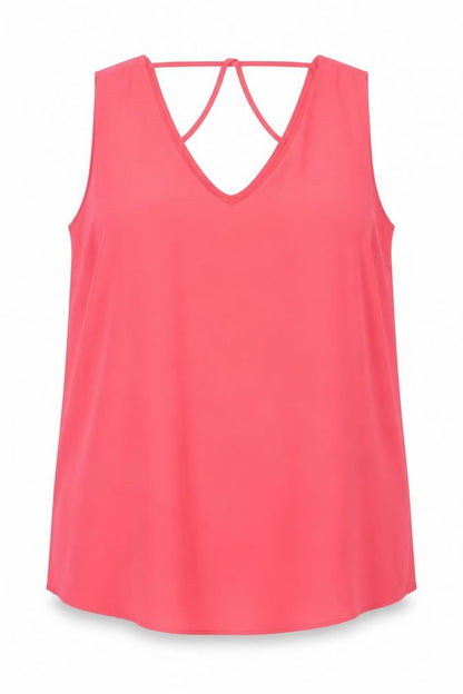 Womens UK Size 16 Peacocks Pink Basic Blouse