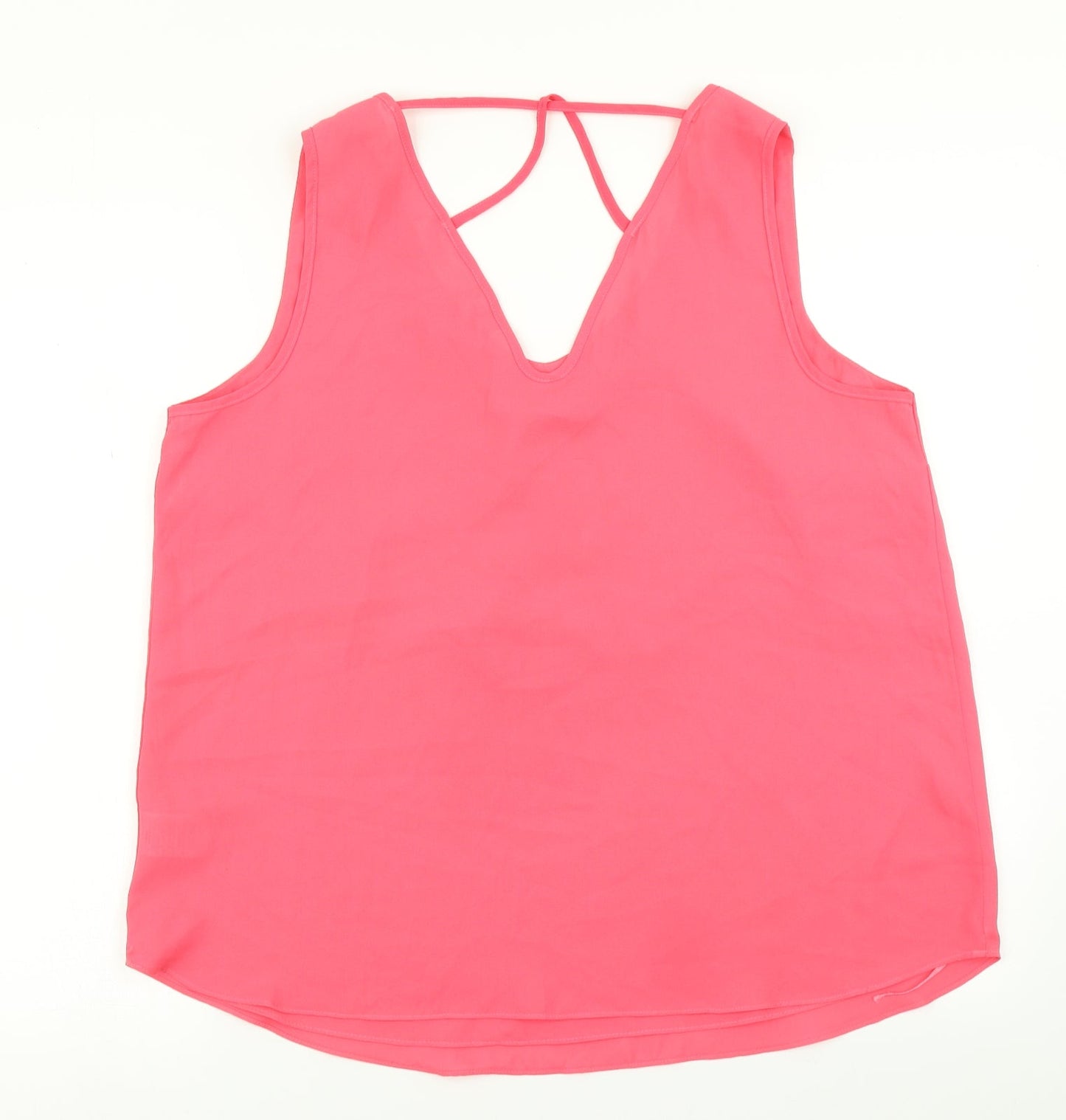 Womens UK Size 16 Peacocks Pink Basic Blouse
