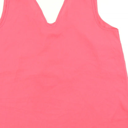 Womens UK Size 16 Peacocks Pink Basic Blouse