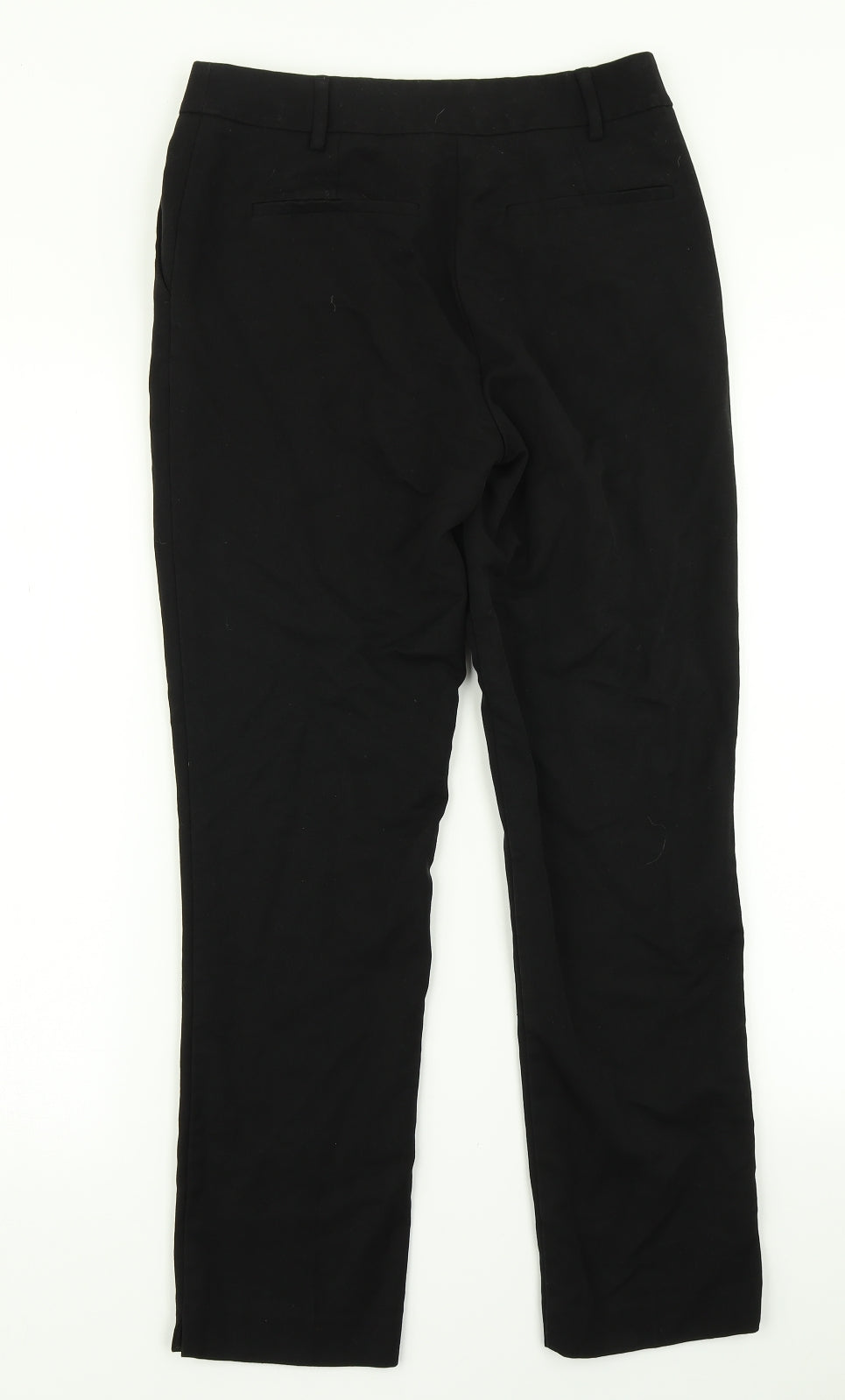 Womens UK Size 8 Papaya Regular Fit Dress Pants Black Trousers