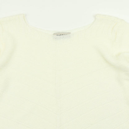 Womens UK Size L BASSINI Ivory Pullover Jumper