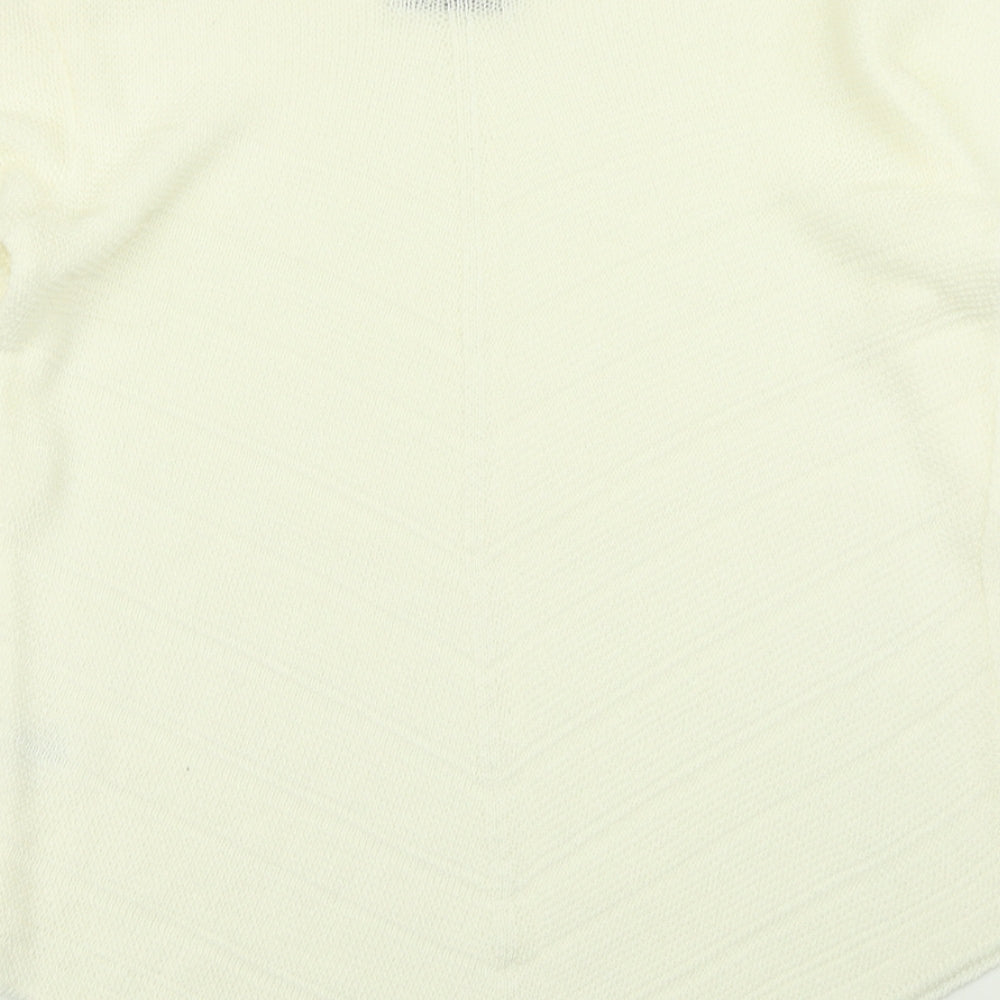 Womens UK Size L BASSINI Ivory Pullover Jumper