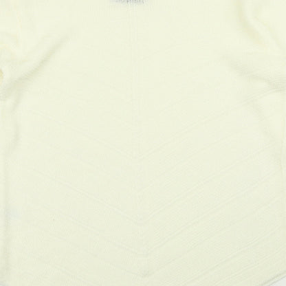 Womens UK Size L BASSINI Ivory Pullover Jumper