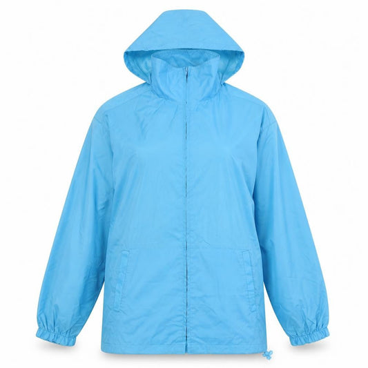 Womens UK Size M Damart Blue Rain Coat
