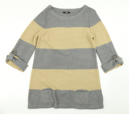 Womens UK Size 10 Marks & Spencer Grey Pullover Jumper