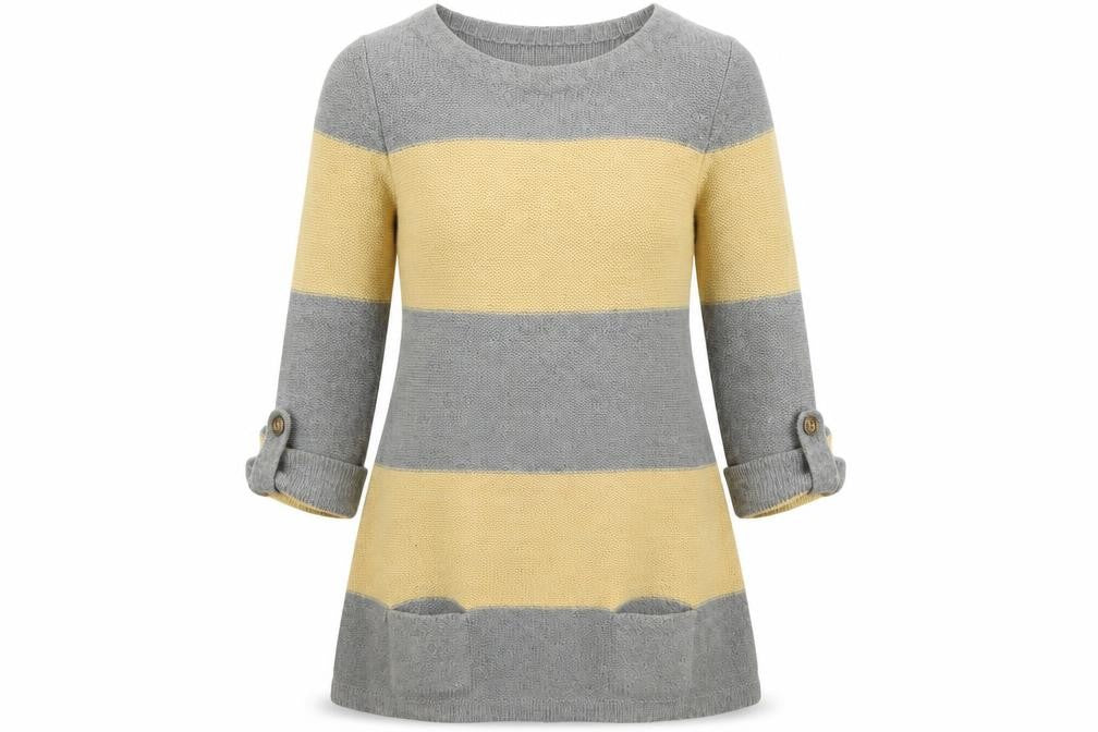 Womens UK Size 10 Marks & Spencer Grey Pullover Jumper