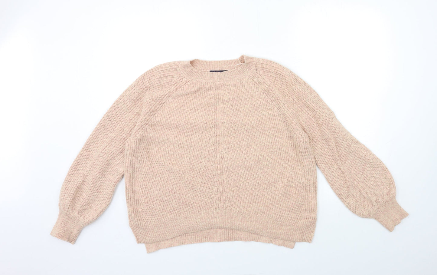 Womens UK Size M Marks and Spencer Pink Pullover Jumper