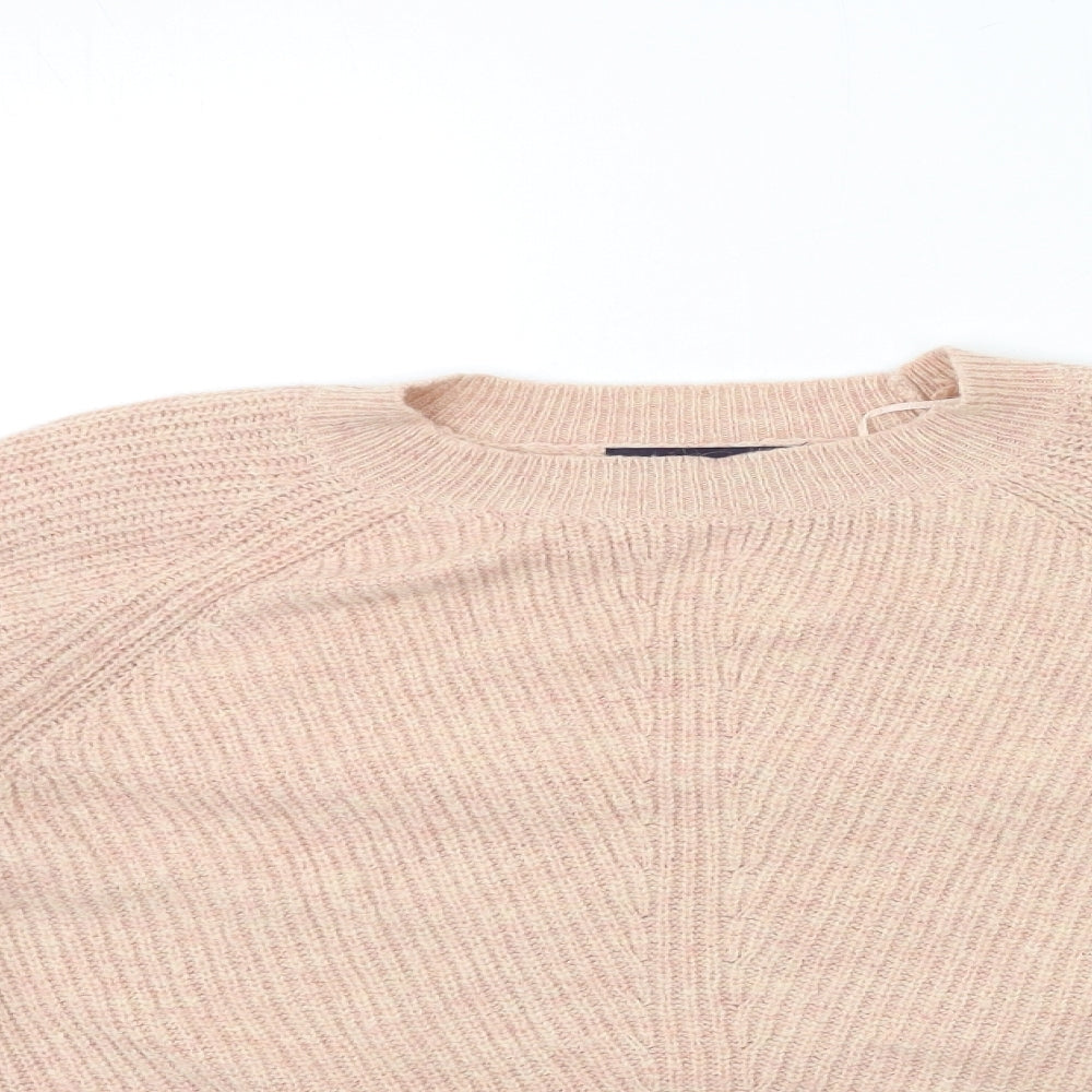 Womens UK Size M Marks and Spencer Pink Pullover Jumper