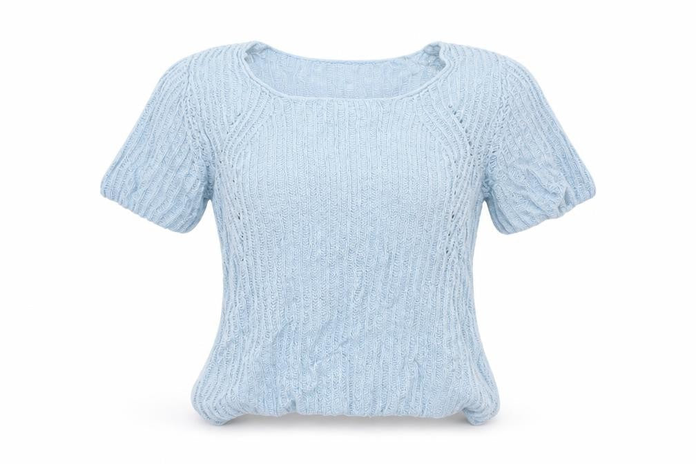 Womens UK Size 8 Topshop Blue Pullover Jumper