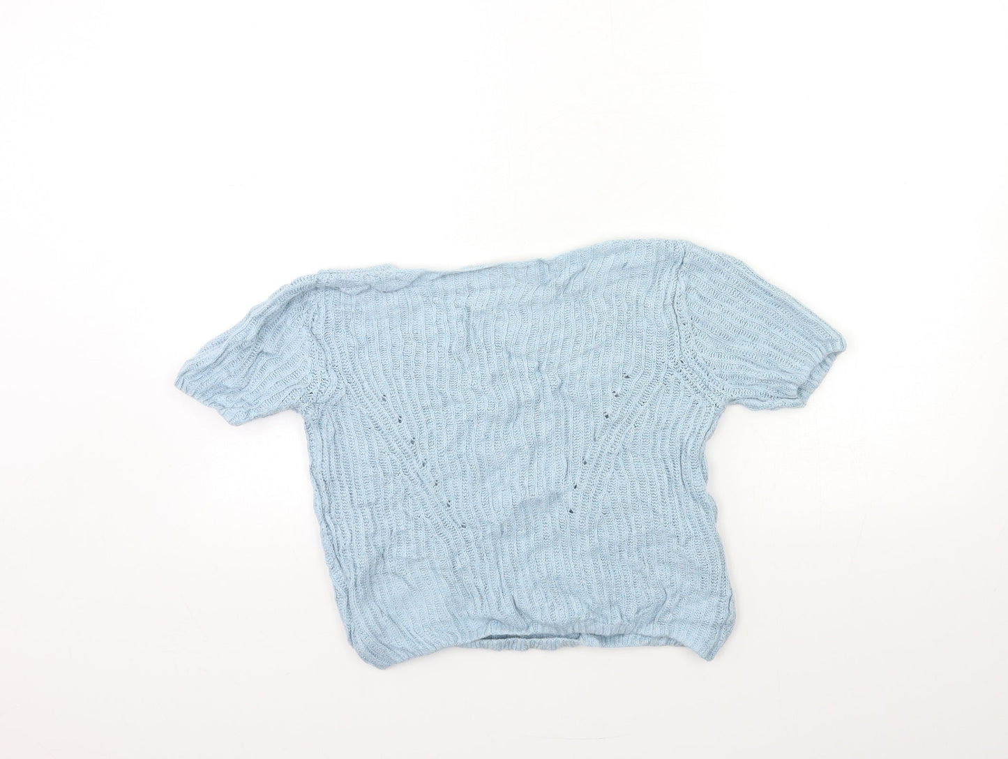 Womens UK Size 8 Topshop Blue Pullover Jumper