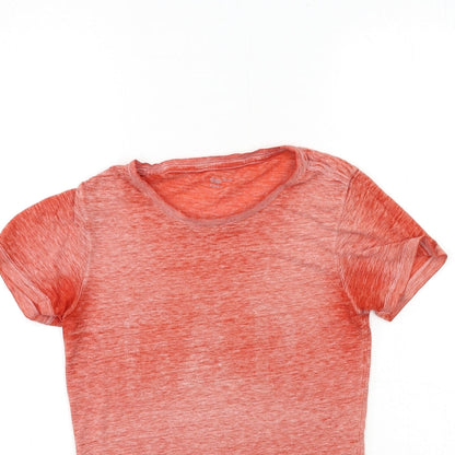 Womens UK Size XS Gap Red Basic T-Shirt
