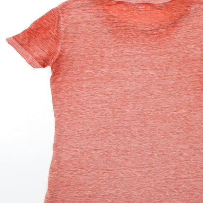 Womens UK Size XS Gap Red Basic T-Shirt
