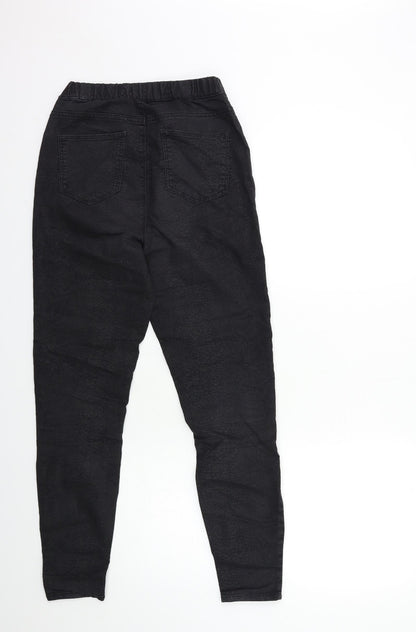 Papaya Womens Black  Denim Jegging Jeans Size 8 L26 in