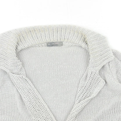 Womens UK Size S Per Una Grey Cardigan Jumper