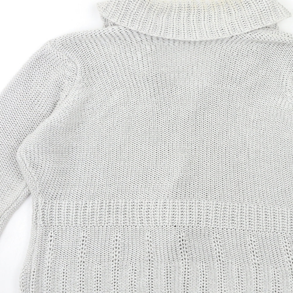 Womens UK Size S Per Una Grey Cardigan Jumper