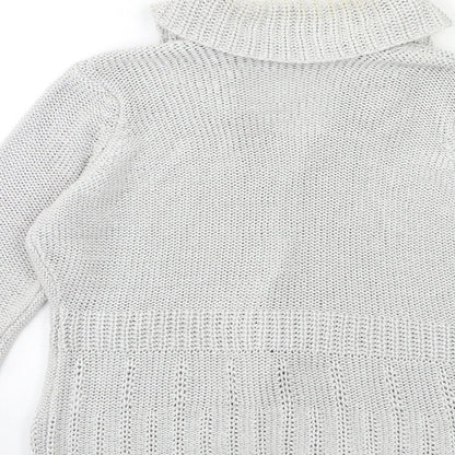 Womens UK Size S Per Una Grey Cardigan Jumper