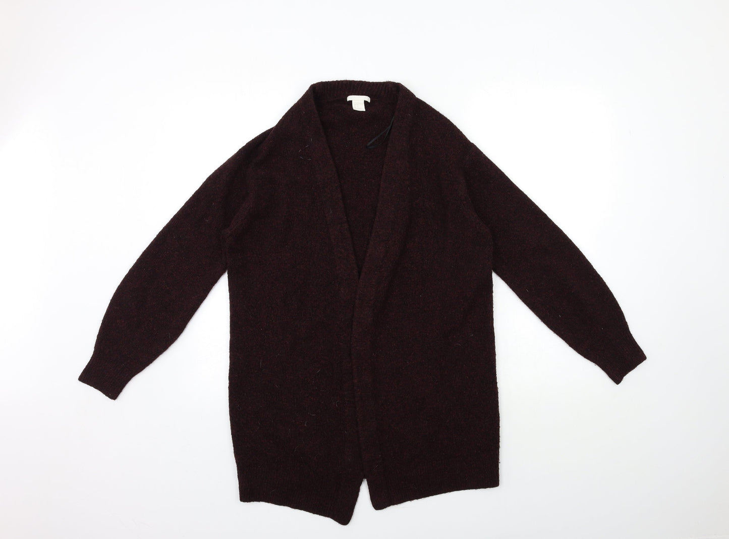 Womens UK Size XS H&M Red Cardigan Jumper
