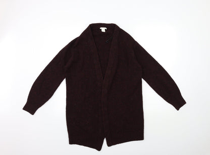 Womens UK Size XS H&M Red Cardigan Jumper