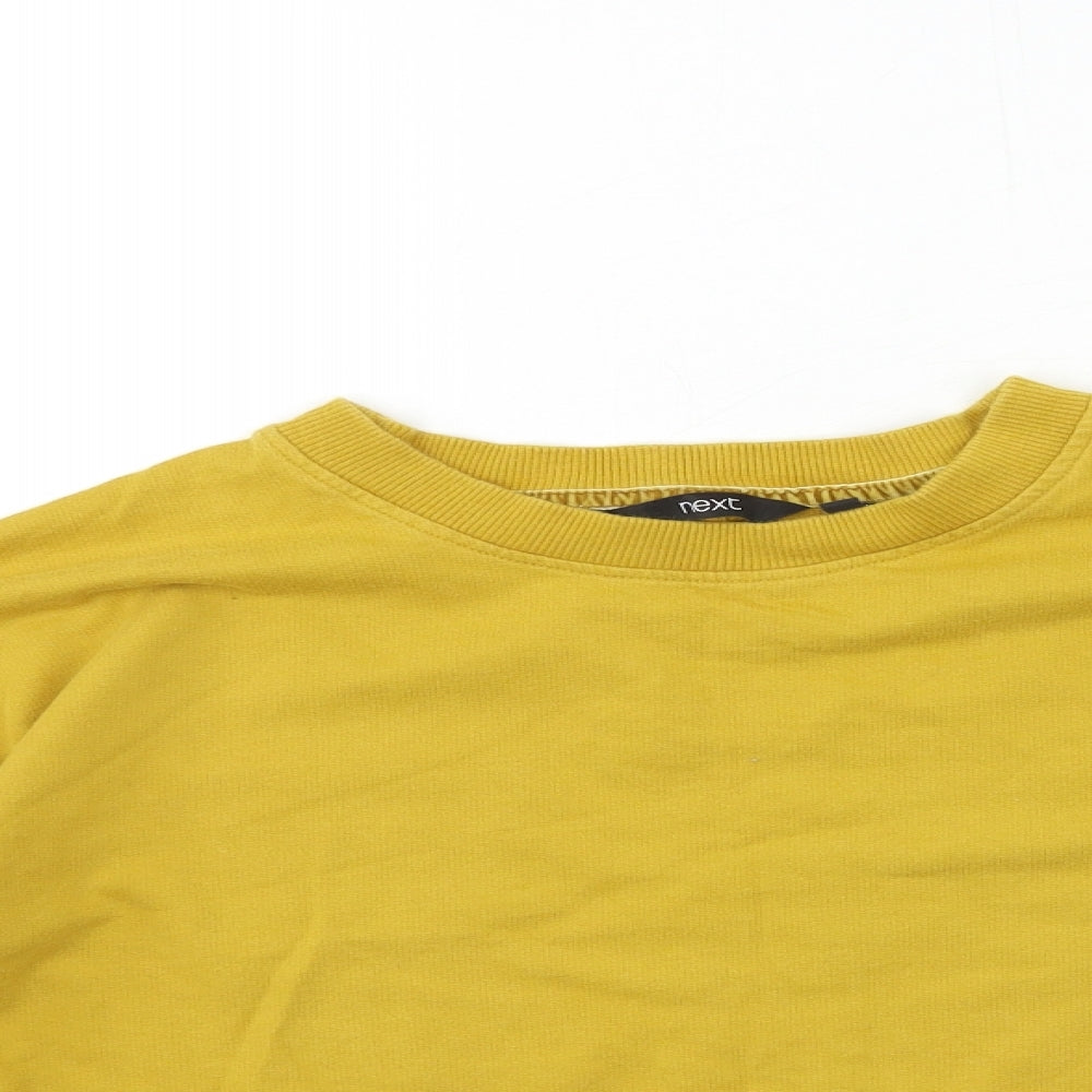 Womens UK Size 8 NEXT Yellow Pullover Jumper