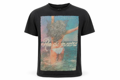 Cedarwood State Mens Black T-Shirt Size M - Rio De Janerio