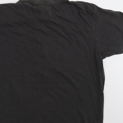Mens UK Size M Cedar Wood State Black  T-Shirt