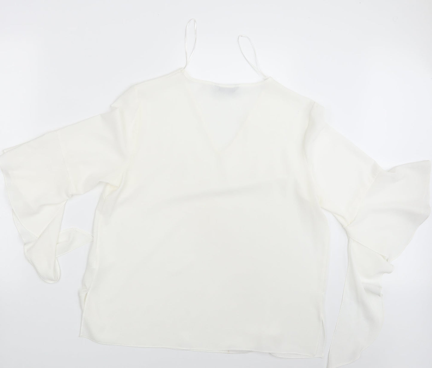 Womens UK Size 14 TU Ivory Basic Blouse