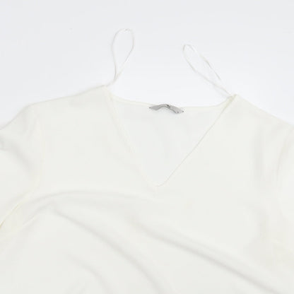 Womens UK Size 14 TU Ivory Basic Blouse