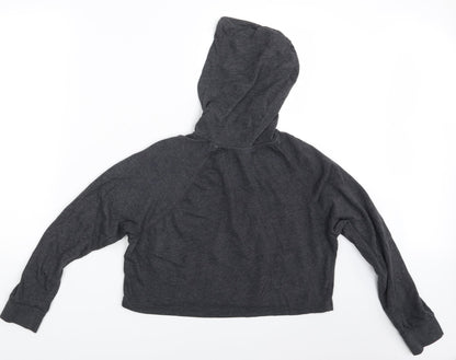 H&M Womens Grey   Pullover Hoodie Size M